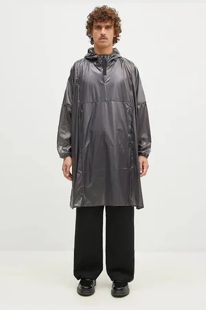 Rains Nepromokavá bunda Long Ultralight 18770 BLACK barva