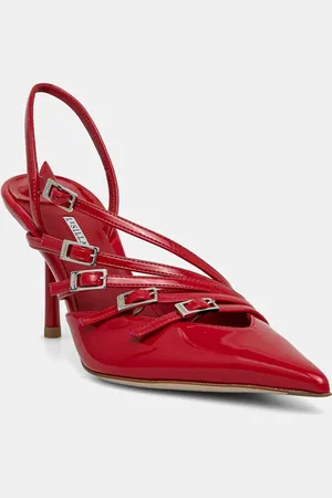 LE SILLA Kožené lodičky Chanel Scarlet barva