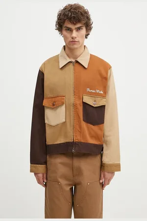 HUMAN MADE Bavlněná košilová bunda Zip-Up Work Jacket barva