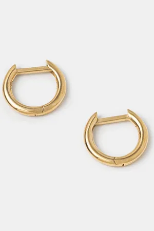 Hatton Labs Pozlacené náušnice Curve Earrings S HL.W4.637.GL