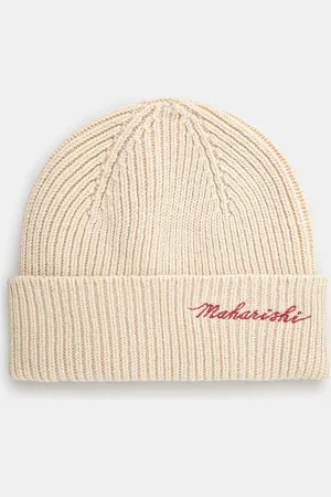 Maharishi Vlněná čepice Embroidered Beanie barva