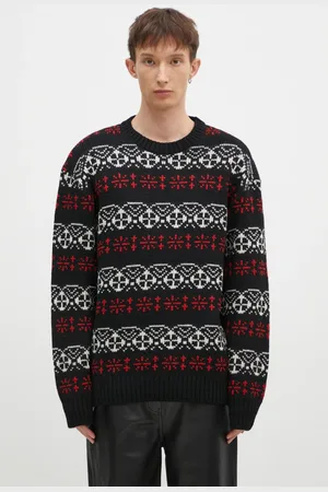 Pins & Needles Vlněný svetr Crew Neck Sweater pánský