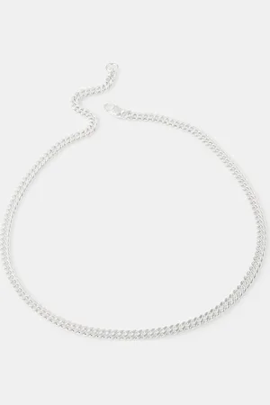 Hatton Labs Stříbrný náhrdelník Answear Lab Classic Cuban Chain M HL.W4.384.SL