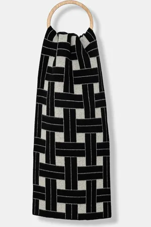 Kenzo Vlněná šála Large Reversible Scarf barva