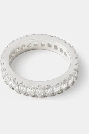 Hatton Labs Stříbrný prsten Elliptical Eternity Ring HL.W4.276.01