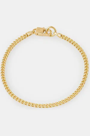 Hatton Labs Pozlacený náramek Answear Lab Round Curb Bracelet M HL.W4.353.GL