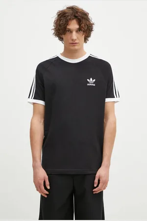 adidas Bavlněné tričko Adicolor 3-Stripes barva