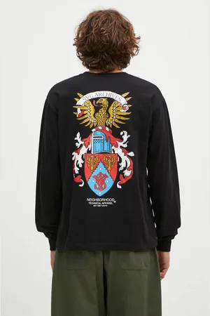NEIGHBORHOOD Bavlněné tričko s dlouhým rukávem Tee Longsleeve-13 barva