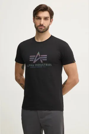 Alpha Industries Bavlněné tričko barva