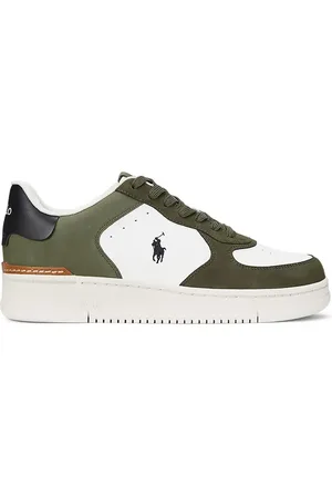 Ralph Lauren Kožené tenisky Masters Crt barva