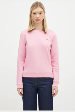 Maison Kitsuné Bavlněná mikina Fox Head Patch Regular Sweatshirt dámská