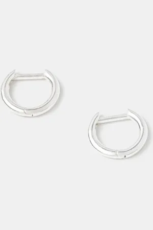 Hatton Labs Stříbrné náušnice Curve Earrings S HL.W4.637.SL