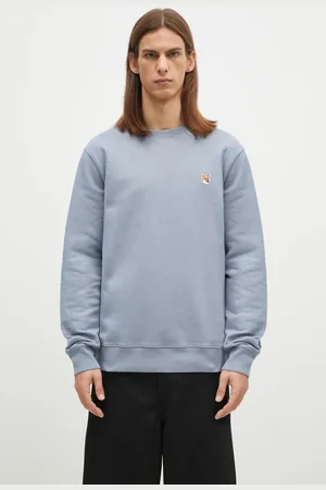 Maison Kitsuné Bavlněná mikina Fox Head Patch Regular Sweatshirt pánská