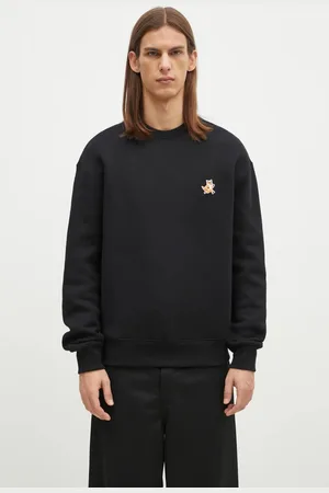 Maison Kitsuné Bavlněná mikina Speedy Fox Patch pánská