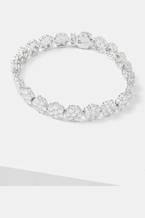 Hatton Labs Stříbrný náramek Daisy Tennis Bracelet S HL.W4.850.01