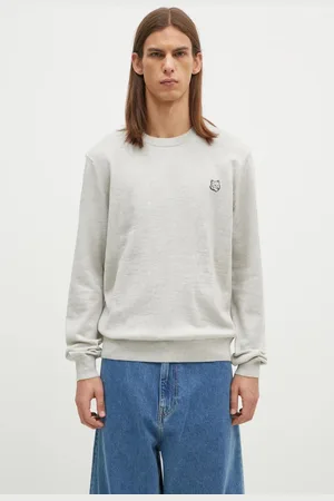 Maison Kitsuné Vlněný svetr Bold Fox Head Patch pánský