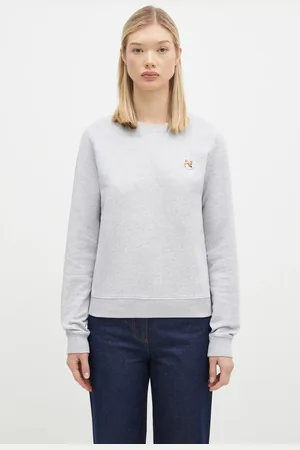 Maison Kitsuné Bavlněná mikina Fox Head Patch Regular Sweatshirt dámská