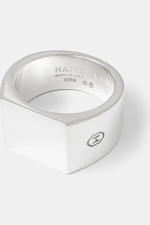 Hatton Labs Stříbrný prsten Signet Ring HL.W24.268.SL