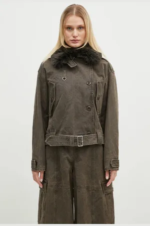 Kenzo Bunda Dyed Canvas Comber dámská