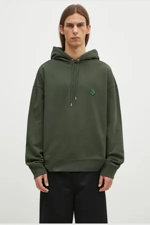 Maison Kitsuné Bavlněná mikina Bold Fox Head Patch Oversize Hoodie pánská