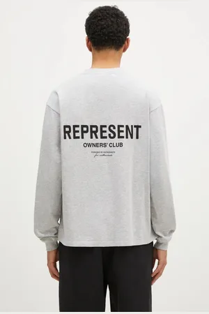 Represent Bavlněné tričko s dlouhým rukávem Owners Club barva