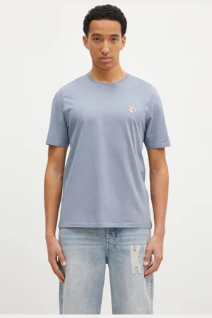 Maison Kitsuné Bavlněné tričko Fox Head Patch Regular Tee Shirt barva
