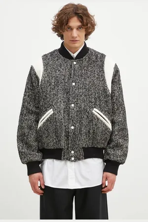 Kenzo Bunda z vlněné směsi Wool Varsity Jacket barva