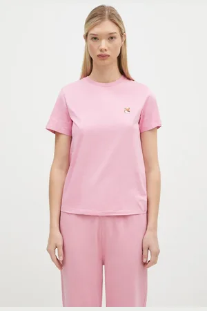 Maison Kitsuné Bavlněné tričko Fox Head Patch barva