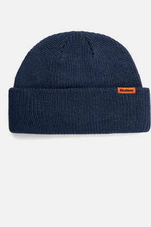 Butter Goods Čepice Tall Wharfie Beanie tmavomodrá barva