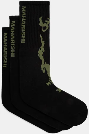 Maharishi Ponožky Bonsai Dragon Sport Socks 3 Pack 3-pack pánské
