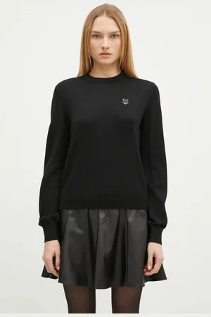 Maison Kitsuné Vlněný svetr Bold Fox Head Patch dámský