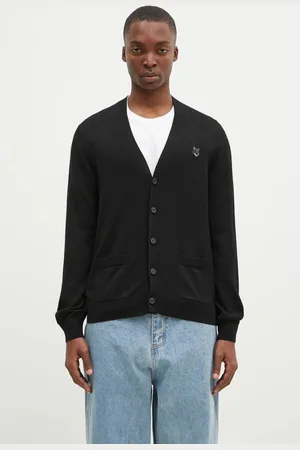 Maison Kitsuné Vlněný svetr Bold Fox Head Patch barva