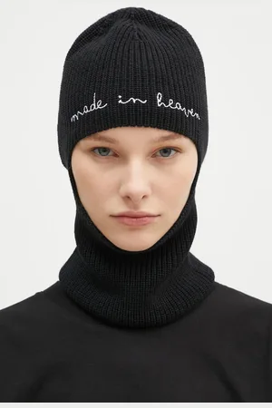 Fiorucci Vlněná kukla Embroidered Balaklava barva