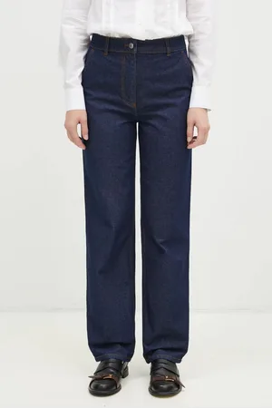 Maison Kitsuné Džíny Straight Denim dámské
