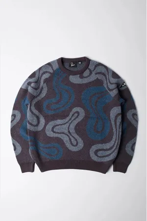By Parra Svetr z vlněné směsi Stupid Lava Lamp Knitted Pullover pánský