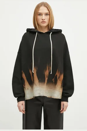 Rick Owens Bavlněná mikina Rick Owens Crater Hoodie dámská