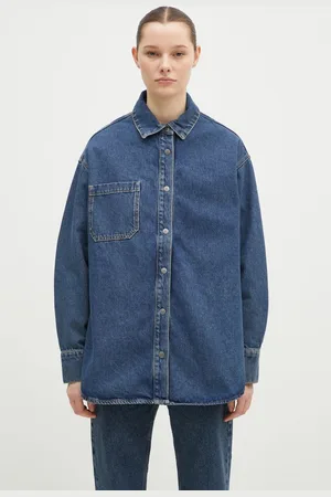 KSUBI Džínová košile Oversized Longsleeve Shirt Subway dámská