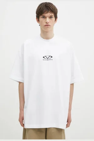 Vetements Bavlněné tričko Oval Logo Oversized barva