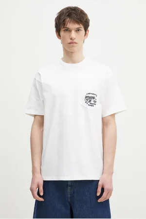 Carhartt Bavlněné tričko Fragments Pocket barva