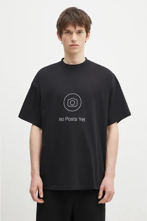 Vetements Bavlněné tričko No Posts Regular barva