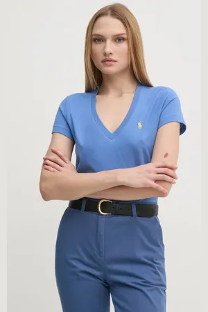 Ralph Lauren Bavlněné tričko bílá barva