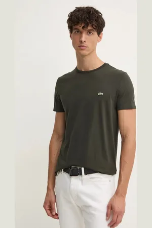 Lacoste Bavlněné tričko barva