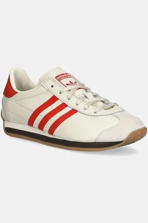adidas Kožené tenisky Country OG W bílá barva