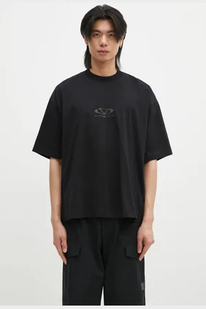 Vetements Bavlněné tričko Oval Logo Cropped Boxy barva