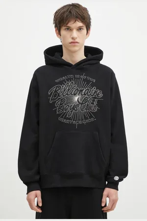 Billionaire Boys Club Bavlněná mikina Script Logo Chainstitch Popover Hood pánská