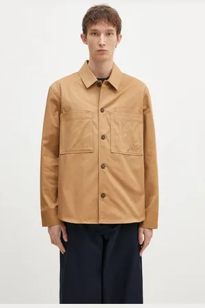 Maison Kitsuné Košilová bunda Overshirt barva