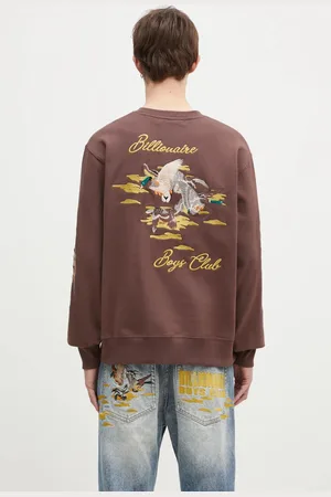 Billionaire Boys Club Bavlněná mikina Duck Embroidered Crewneck pánská