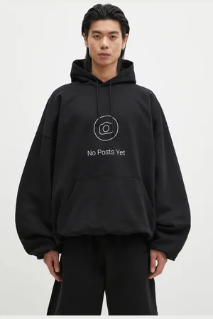 Vetements Mikina No Posts Cropped Boxy barva