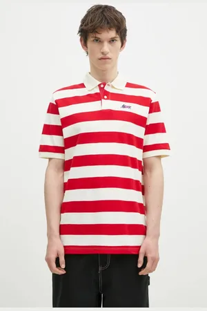 ICECREAM Bavlněné polo tričko Running Dog Ss Striped Rugby Top barva