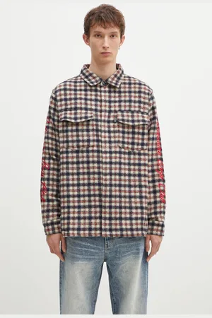 Billionaire Boys Club Košile s příměsí vlny Check Shirt barva